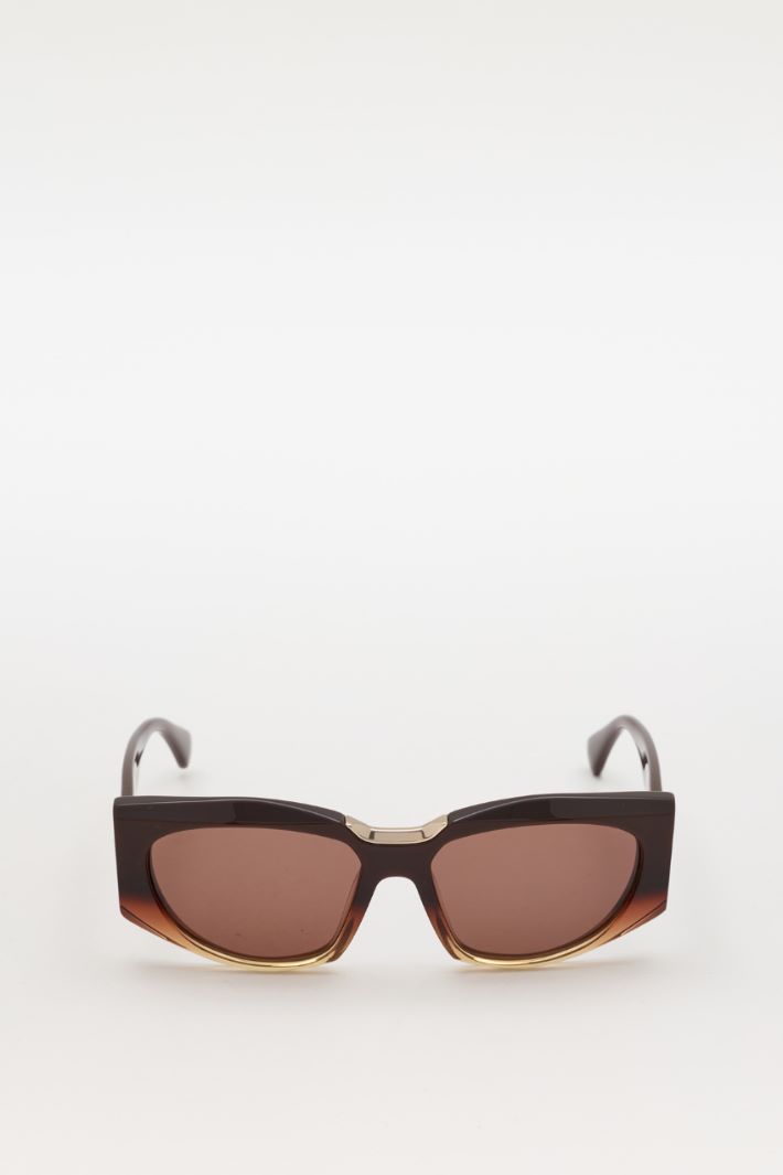 Cat-eye sunglasses - BROWN - Intrend