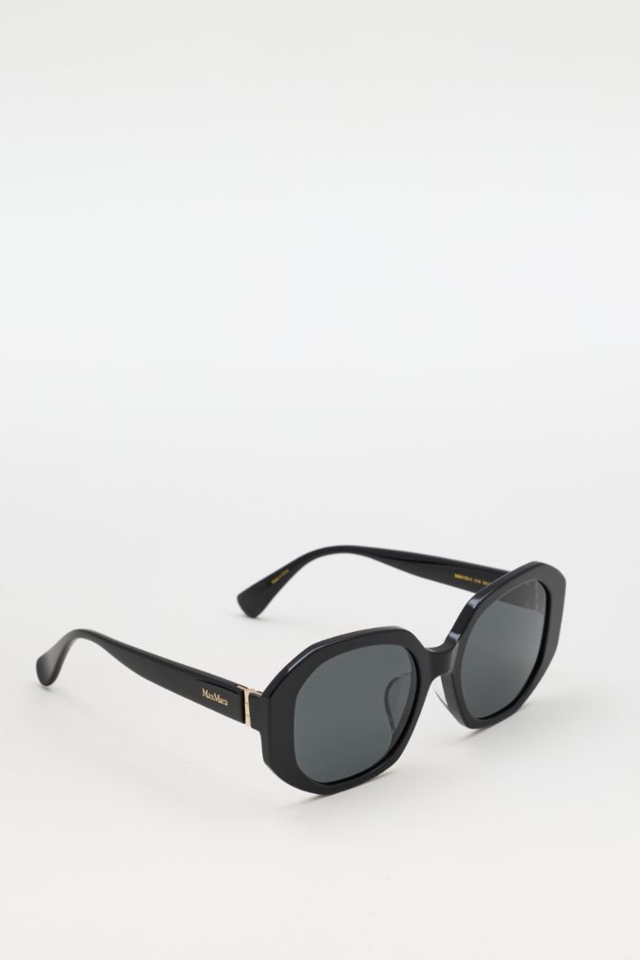 Geometric sunglasses - BLACK - Intrend - 2