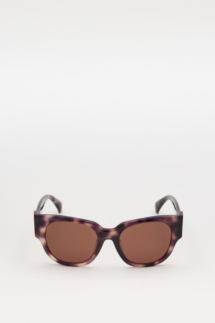 Rounded sunglasses - BROWN - Intrend