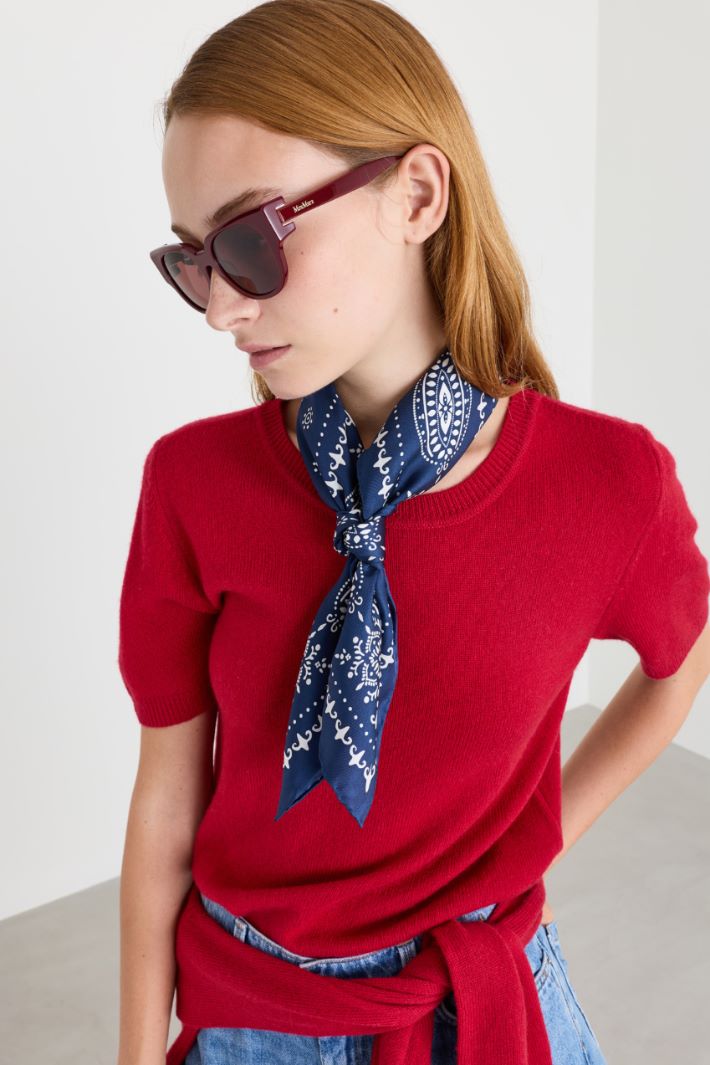 Rounded sunglasses - BORDEAUX - Intrend - 3