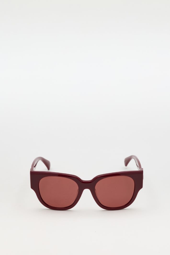Rounded sunglasses - BORDEAUX - Intrend