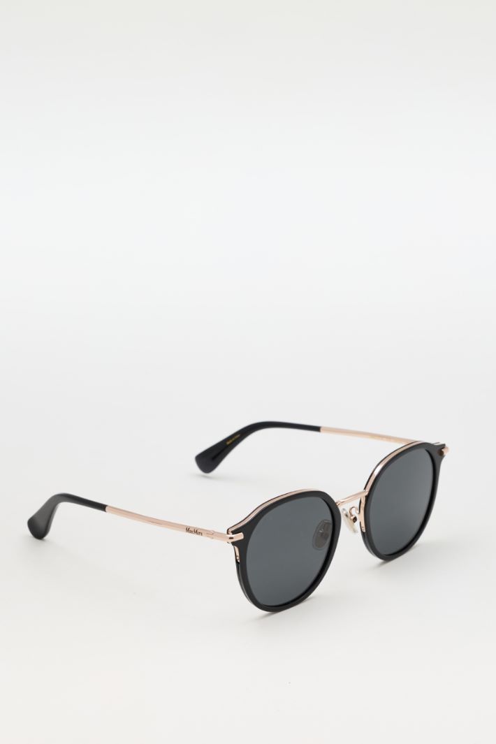 Round sunglasses - BLACK - Intrend - 2