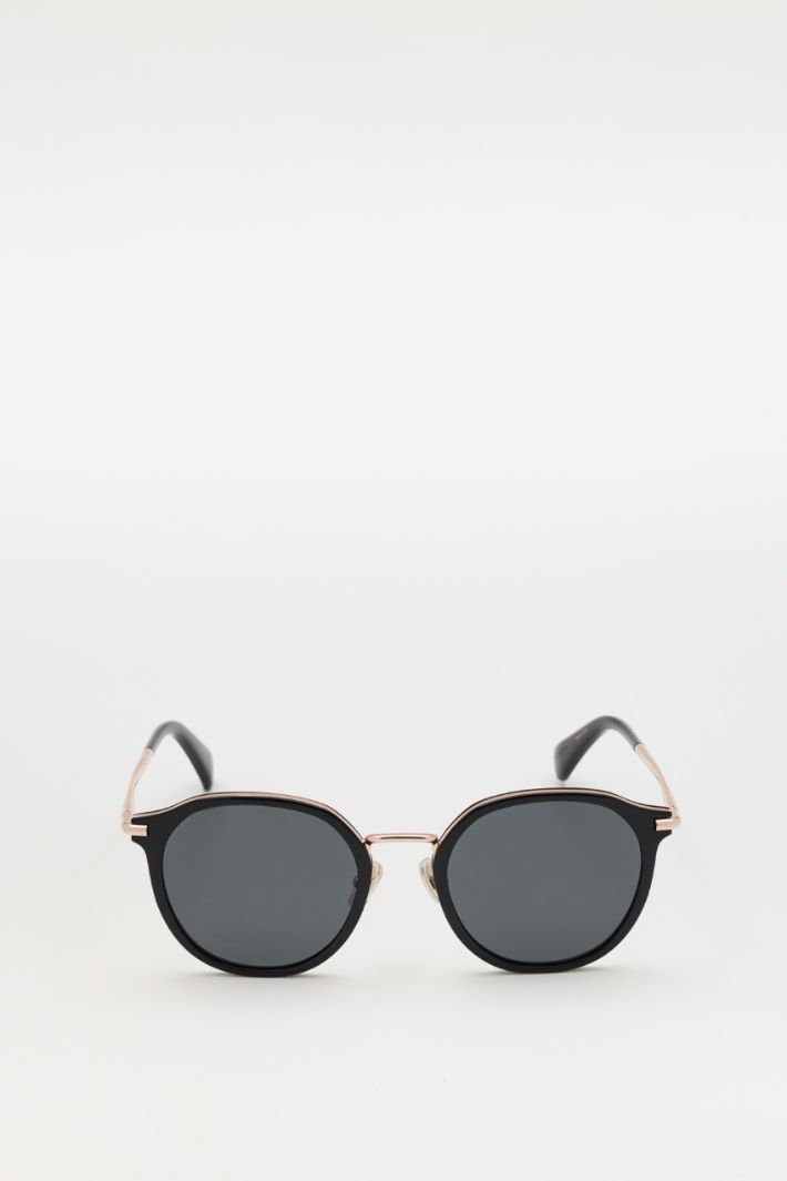 Round sunglasses - BLACK - Intrend