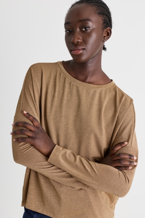 Maglia in filato laminato