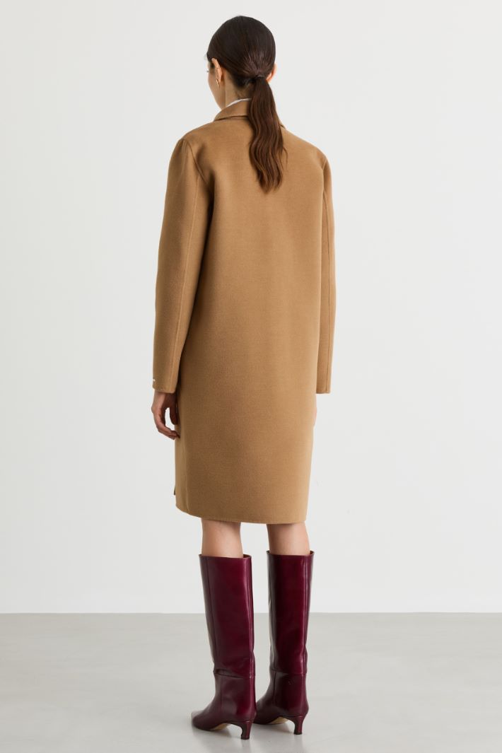 Cappotto monopetto in double - CAMMELLO - Intrend - 4