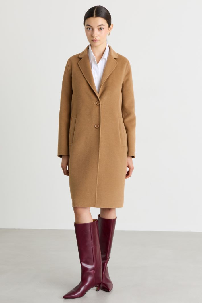 Cappotto monopetto in double - CAMMELLO - Intrend - 2