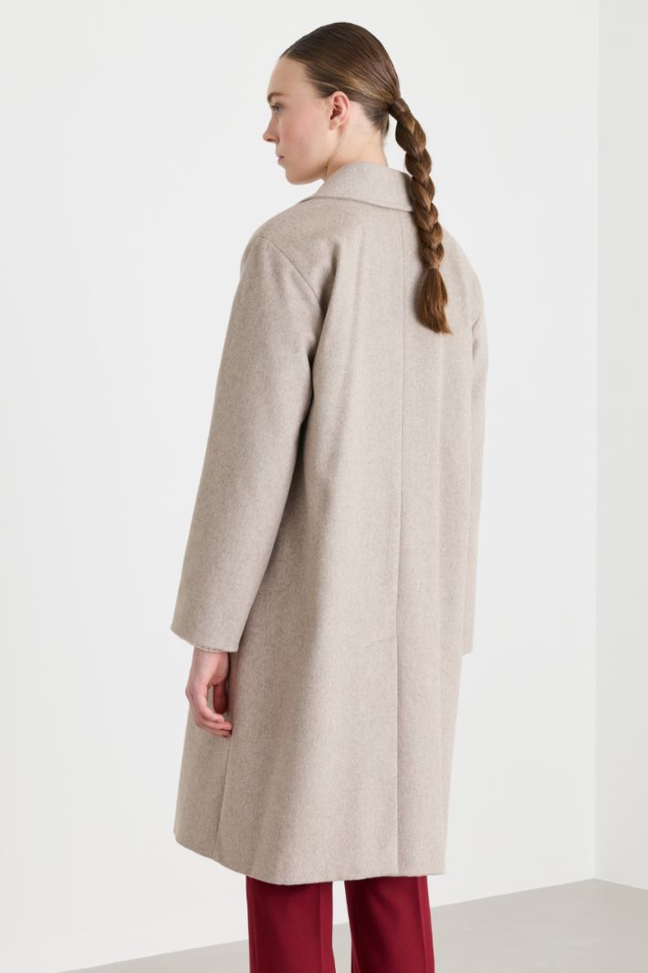 Cappotto doppiopetto - BEIGE - Intrend - 4