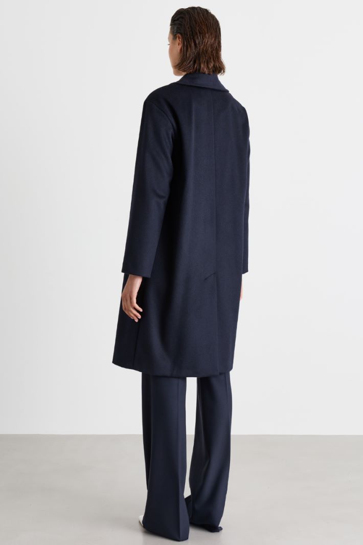 Cappotto doppiopetto - BLU - Intrend - 4