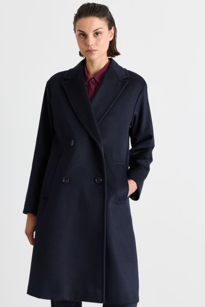 Cappotto doppiopetto - BLU - Intrend - 2