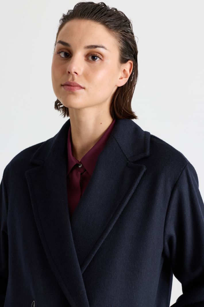 Cappotto doppiopetto - BLU - Intrend - 3