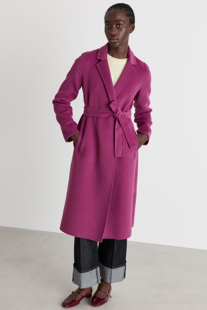 Cappotto a vestaglia - VIOLA - Intrend - 2