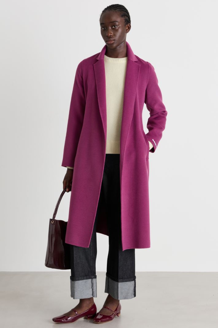 Cappotto a vestaglia - VIOLA - Intrend