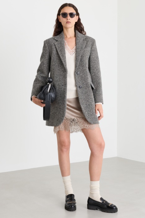 Manteau court en tweed - Intrend