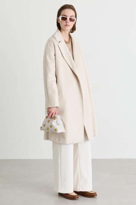 Cappotto a vestaglia in drap - Intrend