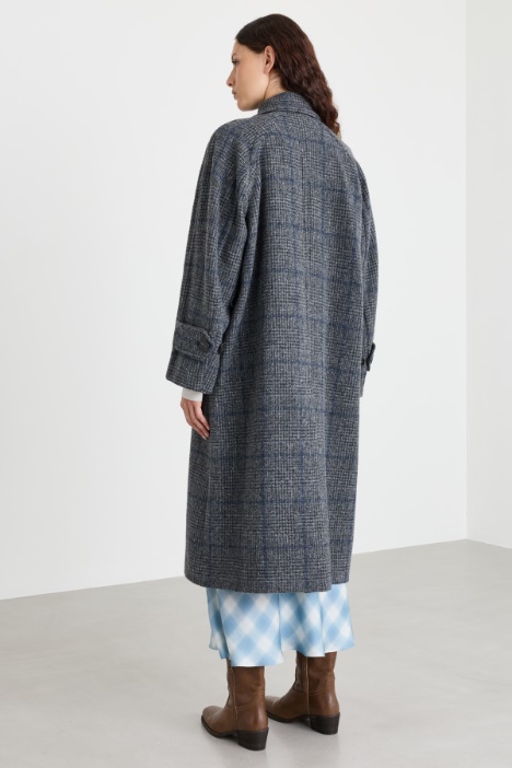 Cappotto lungo in tweed