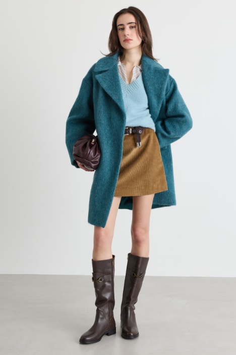 Manteau midi à simple boutonnage - Intrend