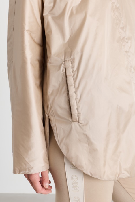 Giacca camicia in tessuto tecnico