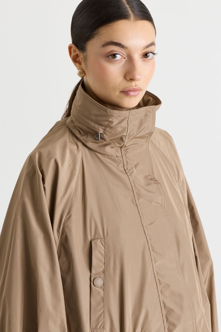 Water-repellent taffeta windbreaker - CAMEL - Intrend - 3