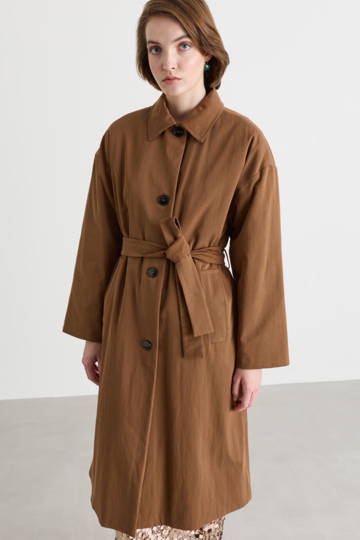 Imperméable en gabardine déperlante - BRAUN - Intrend - 2