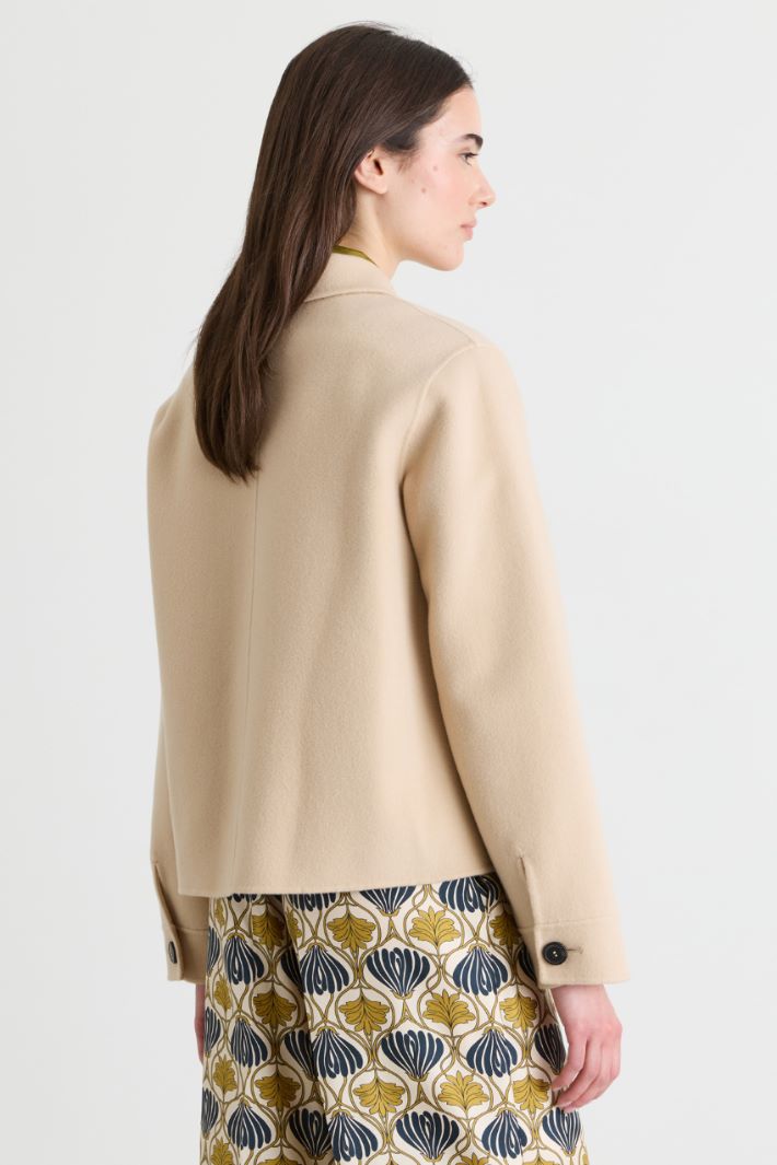 Pocket shirt jacket - BEIGE - Intrend - 4