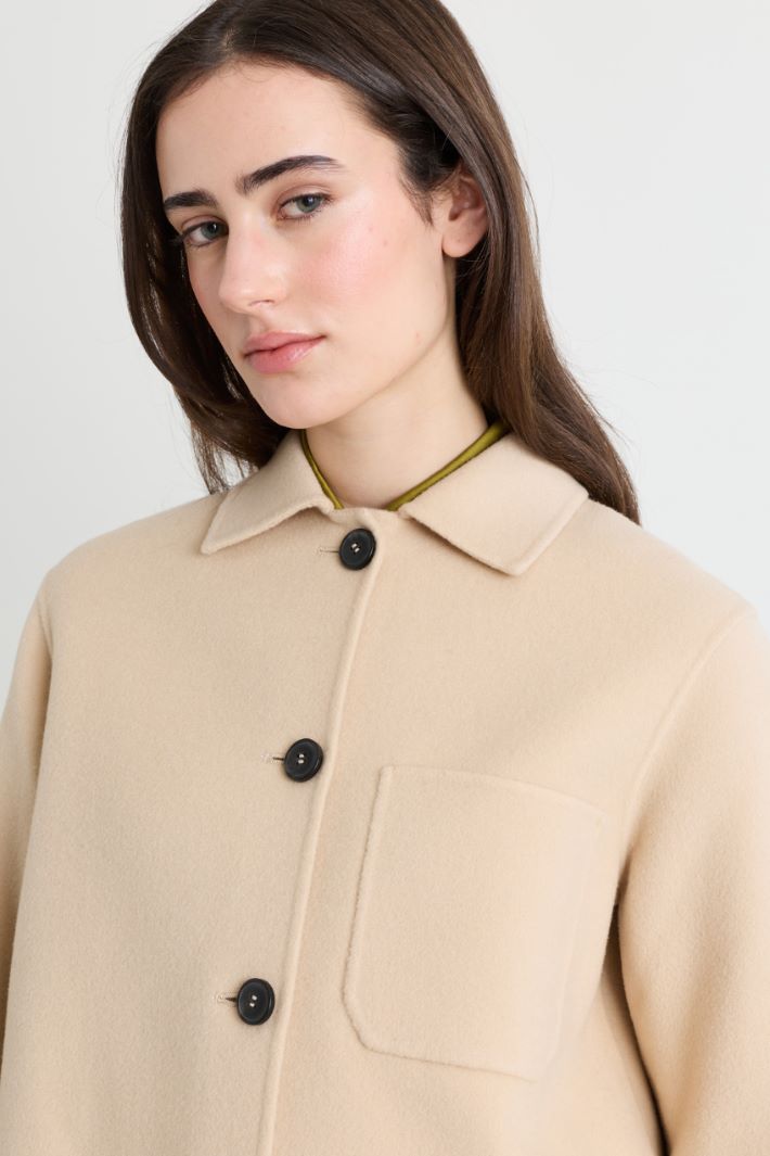 Pocket shirt jacket - BEIGE - Intrend - 3