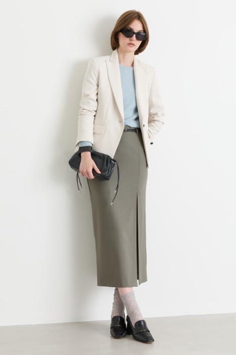 Blazer con detalles de pana - Intrend
