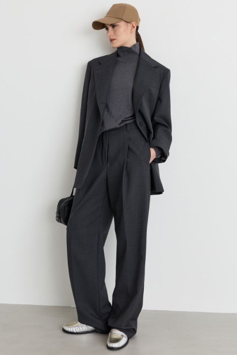 Blazer de raya diplomática - Intrend