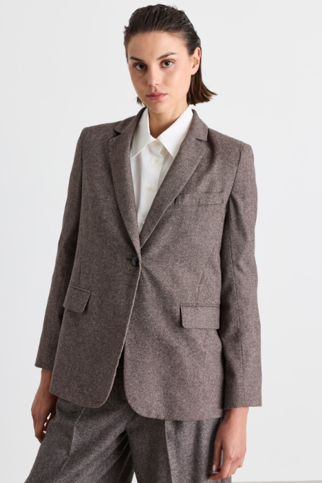 Flannel blazer - Intrend
