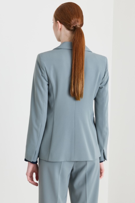 Blazer in twill tecnico stretch