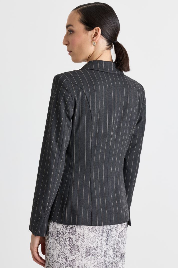 Fitted jacket - GREY - Intrend - 4