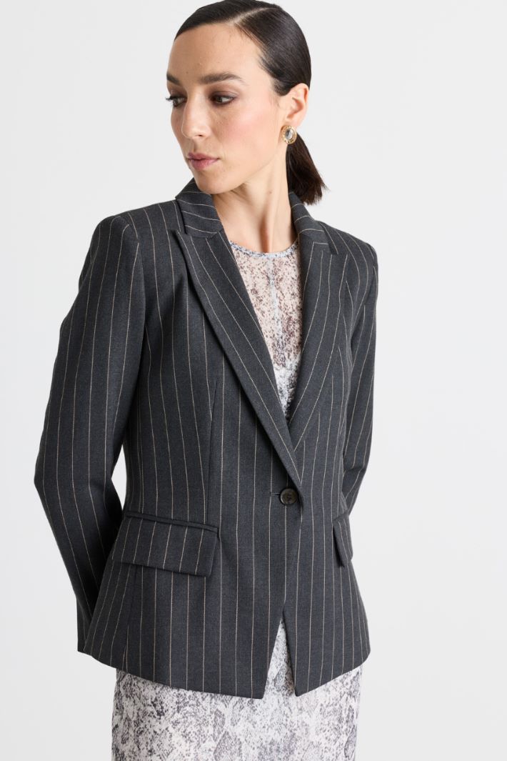 Fitted jacket - GREY - Intrend - 2