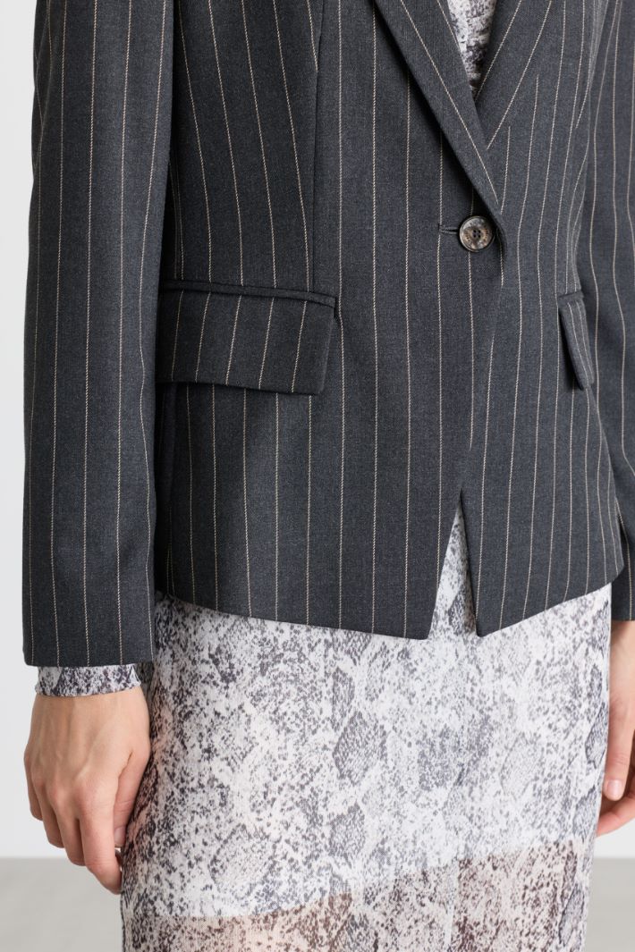 Fitted jacket - GREY - Intrend - 3