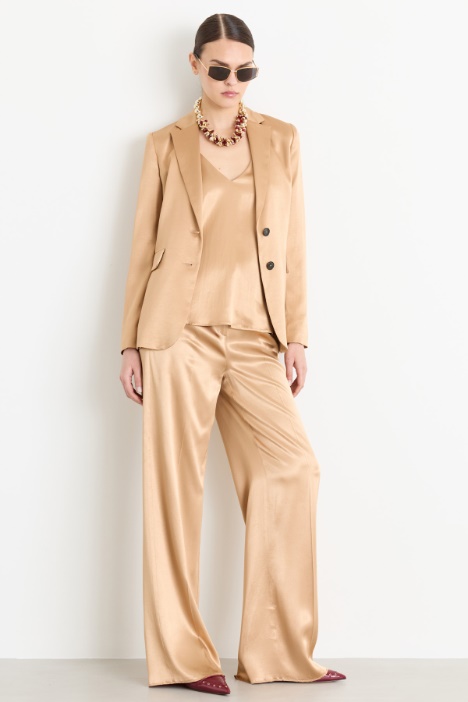 Blazer de raso - Intrend