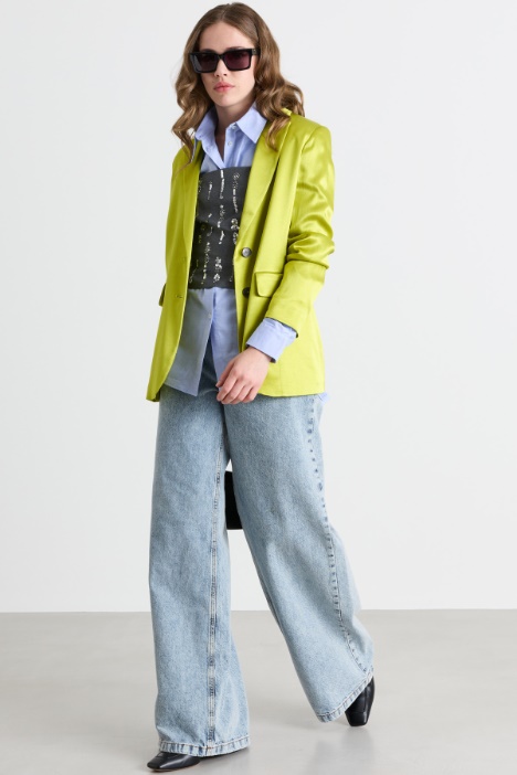 Satin blazer - Intrend