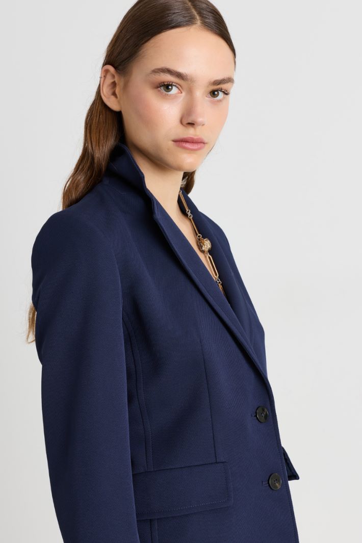 Fitted blazer - BLUE - Intrend - 3