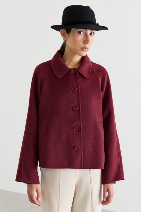 Straight-fit double-faced jacket - Intrend