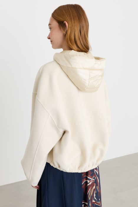 Giacca bomber con cappuccio
