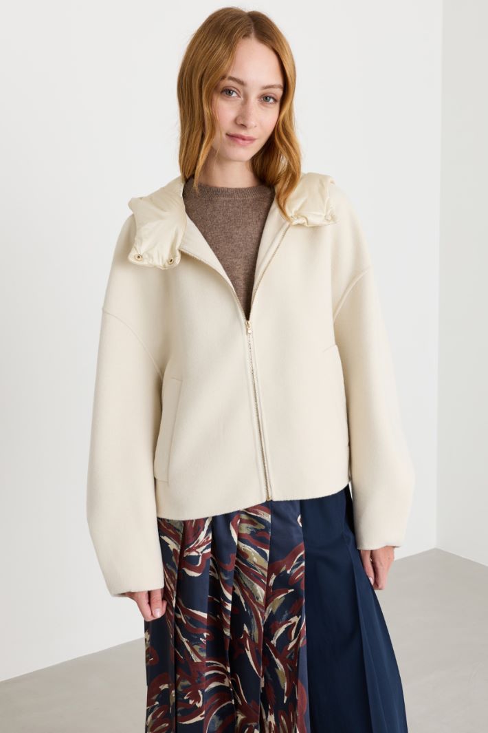 Kapuzenjacke - WEISS - Intrend - 2