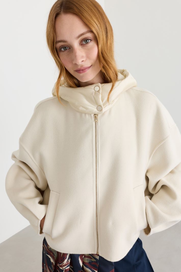 Kapuzenjacke - WEISS - Intrend - 3