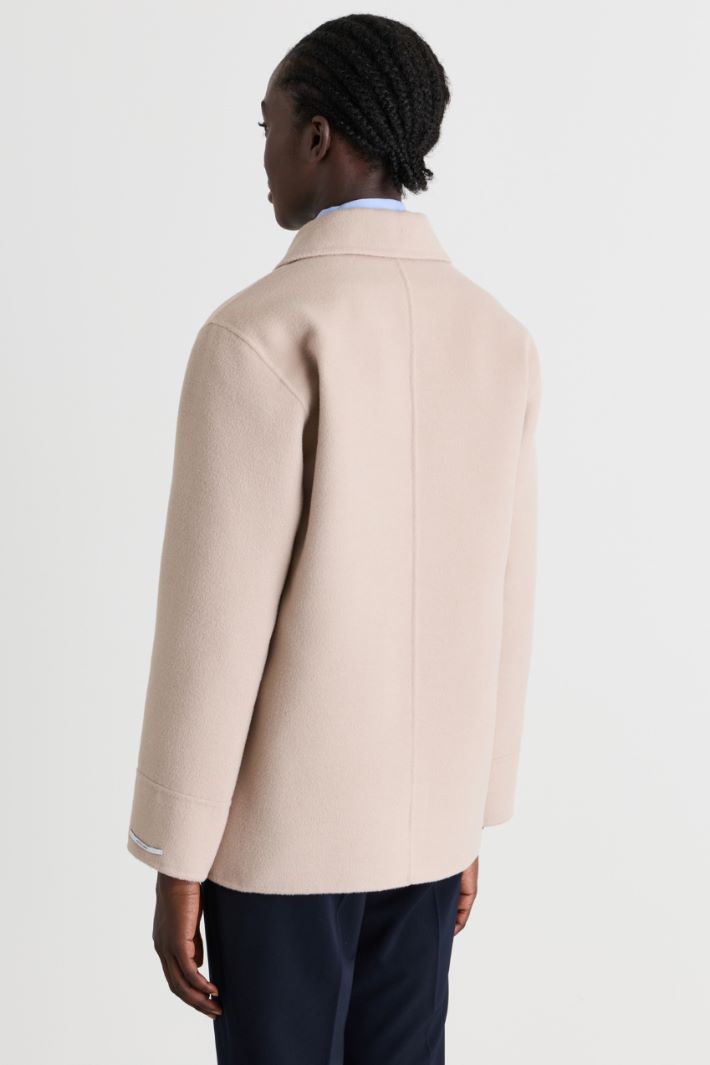 Giacca dritta in double - BEIGE - Intrend - 4