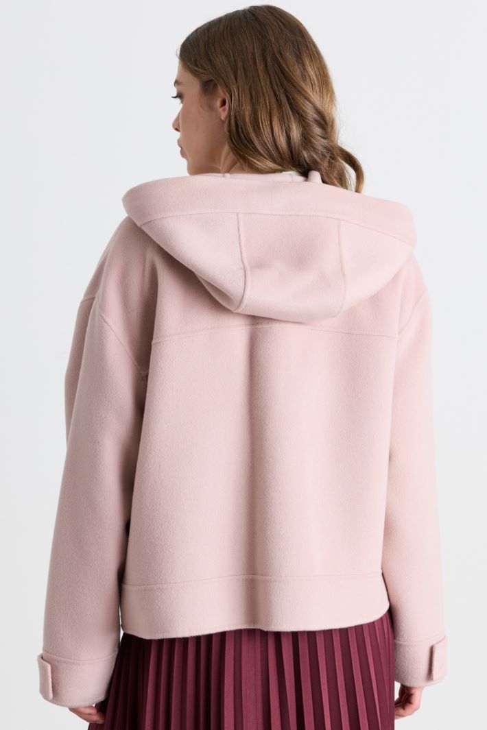 Hooded jacket - PINK - Intrend - 4