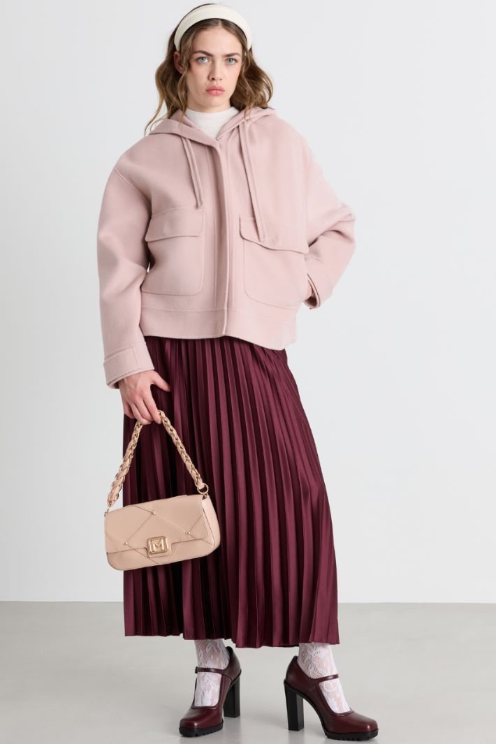 Hooded jacket - PINK - Intrend