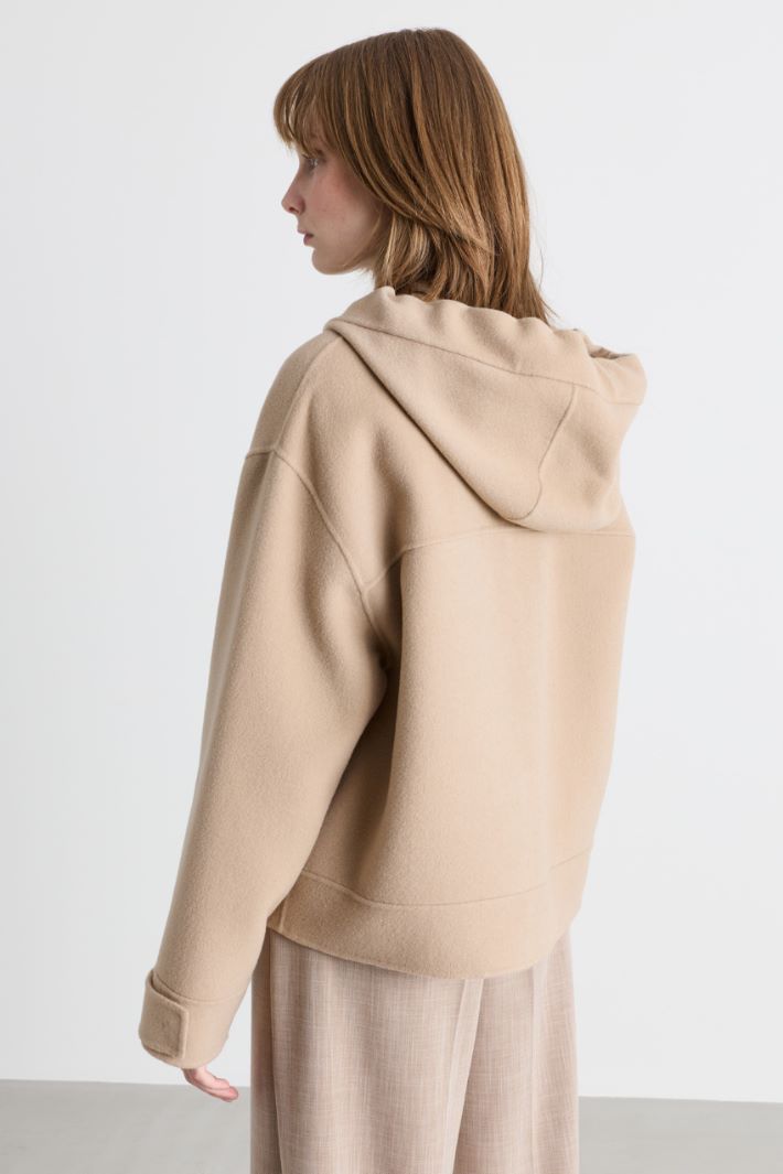 Hooded jacket - CAMEL - Intrend - 4