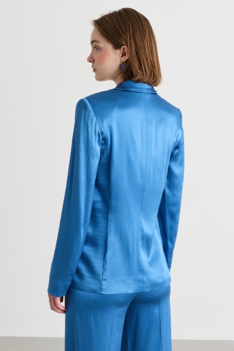 Completo tre pezzi in raso stretch