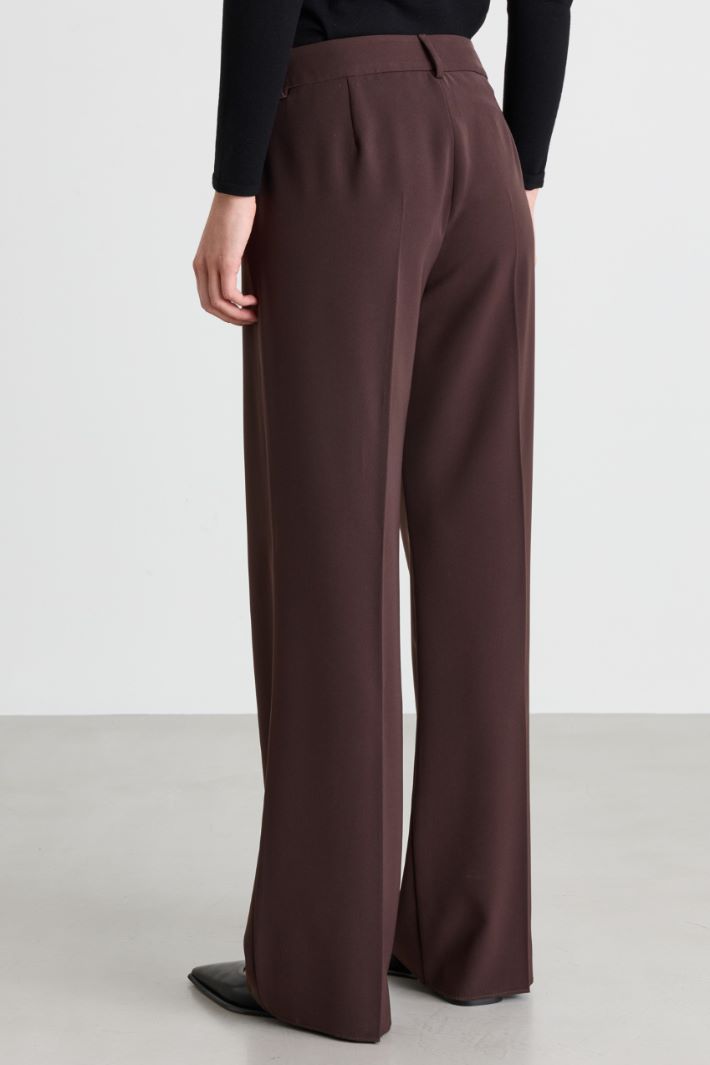 Stretch twill suit - BROWN - Intrend - 5