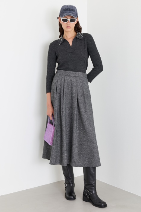 Flannel skirt - Intrend
