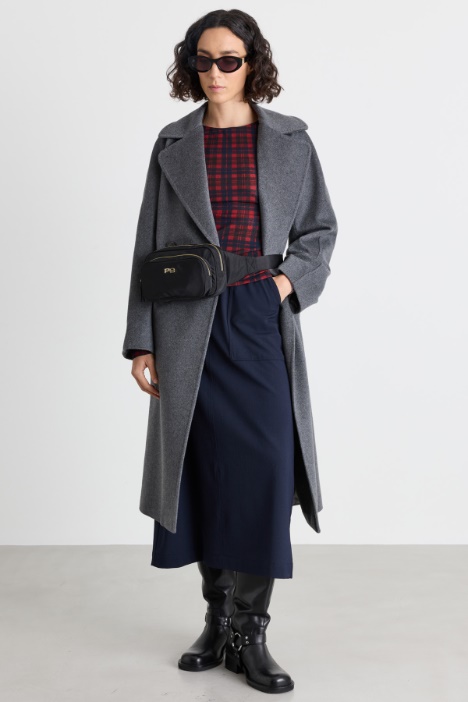Long skirt with oversized pockets - Intrend