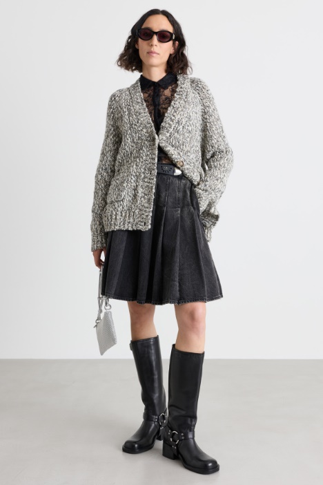 Short Pleated Skirt - Intrend