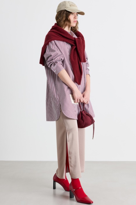 Satin midi skirt - Intrend