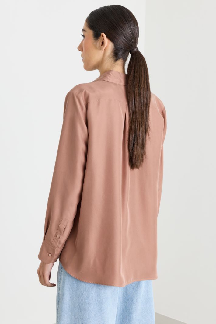 Blusa fluida - ROSA - Intrend - 4